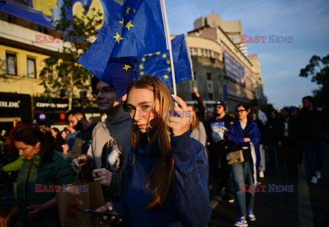 Proeuropejski marsz w Bukareszcie