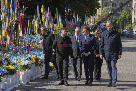 Europejscy politycy z wizytą w Kijowie