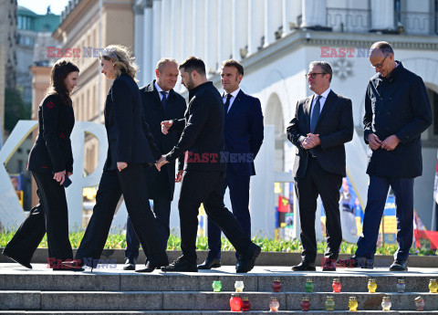 Europejscy politycy z wizytą w Kijowie