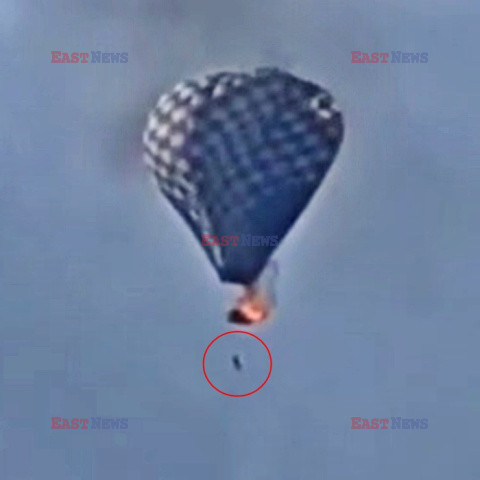 Uratował 2 osoby i zginął w pożarze balonu