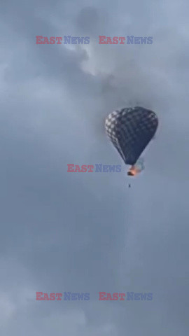 Uratował 2 osoby i zginął w pożarze balonu