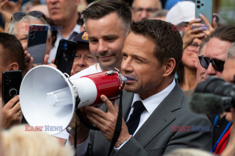 Rafał Trzaskowski w Nowej Soli