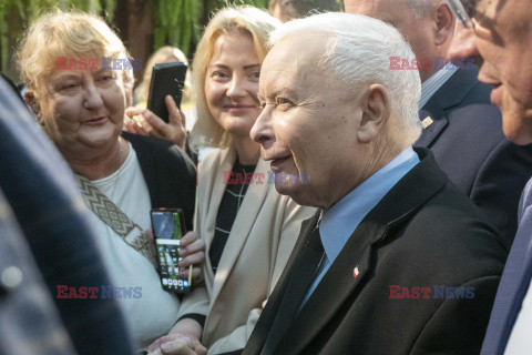 Jarosław Kaczyński w Wierzchosławicach