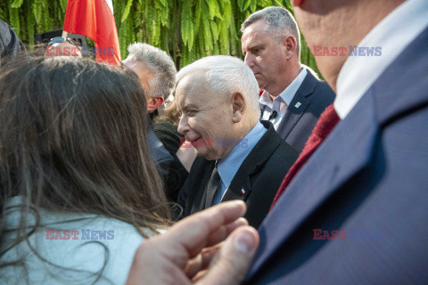 Jarosław Kaczyński w Wierzchosławicach