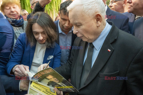 Jarosław Kaczyński w Wierzchosławicach