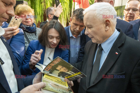 Jarosław Kaczyński w Wierzchosławicach