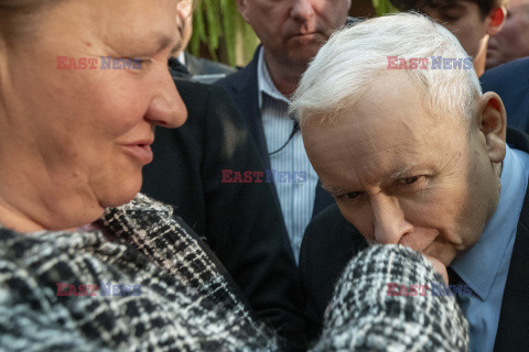 Jarosław Kaczyński w Wierzchosławicach