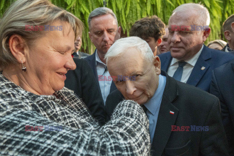 Jarosław Kaczyński w Wierzchosławicach