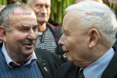 Jarosław Kaczyński w Wierzchosławicach