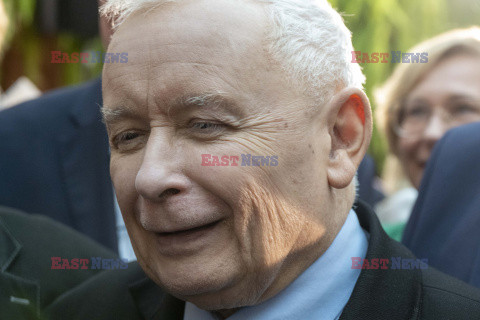 Jarosław Kaczyński w Wierzchosławicach