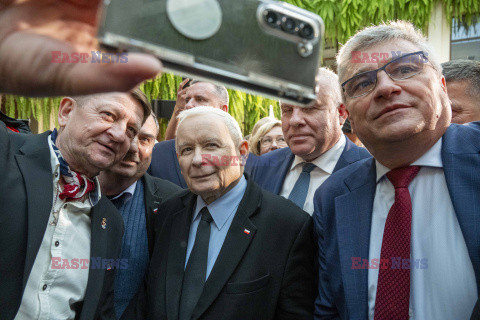 Jarosław Kaczyński w Wierzchosławicach