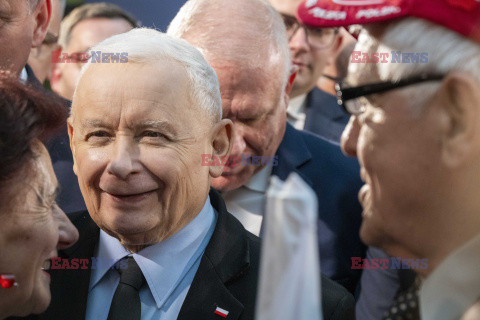 Jarosław Kaczyński w Wierzchosławicach