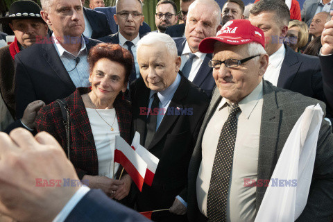 Jarosław Kaczyński w Wierzchosławicach