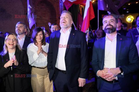 Wieczór wyborczy Adriana Zandberga