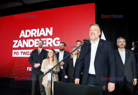 Wieczór wyborczy Adriana Zandberga
