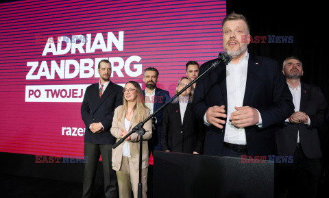 Wieczór wyborczy Adriana Zandberga