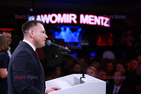 Wieczór wyborczy Sławomira Mentzena