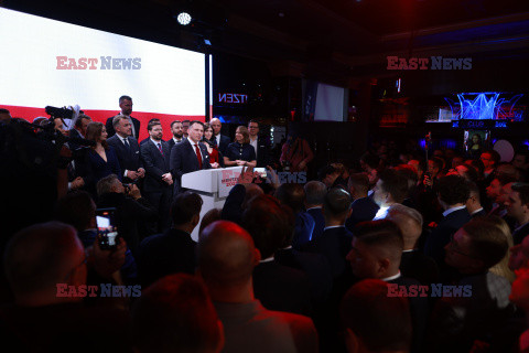 Wieczór wyborczy Sławomira Mentzena