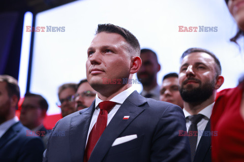 Wieczór wyborczy Sławomira Mentzena