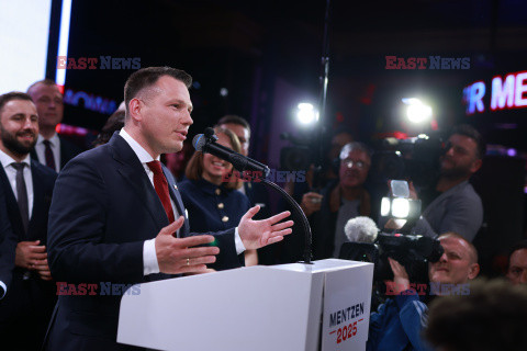 Wieczór wyborczy Sławomira Mentzena