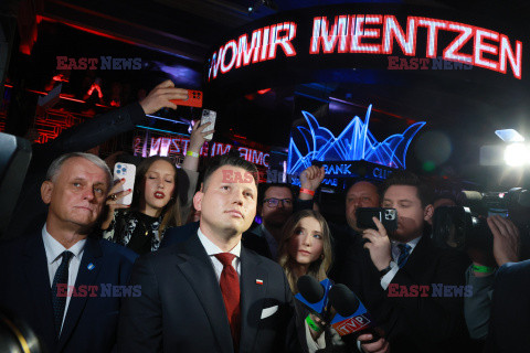 Wieczór wyborczy Sławomira Mentzena