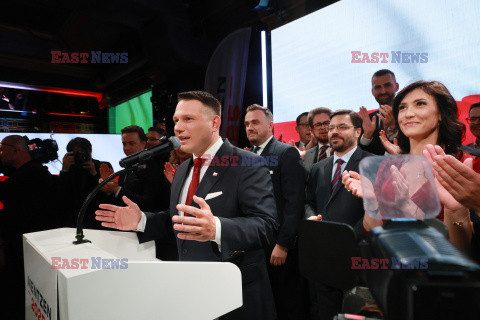 Wieczór wyborczy Sławomira Mentzena