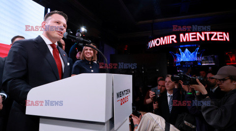 Wieczór wyborczy Sławomira Mentzena