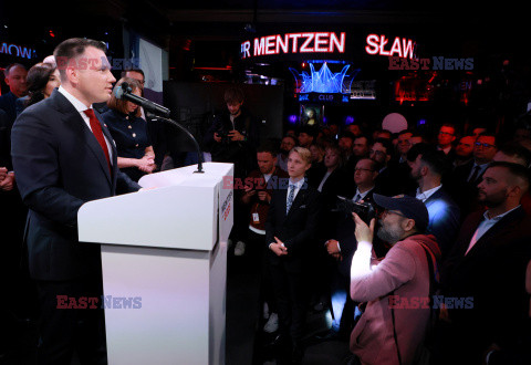 Wieczór wyborczy Sławomira Mentzena
