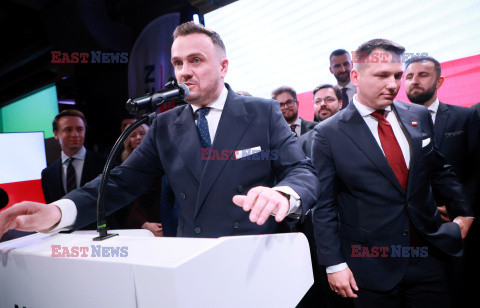 Wieczór wyborczy Sławomira Mentzena