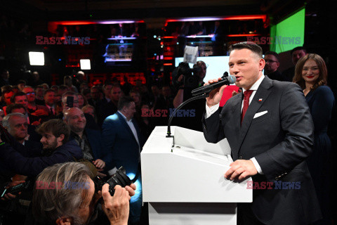 Wieczór wyborczy Sławomira Mentzena