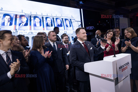 Wieczór wyborczy Sławomira Mentzena