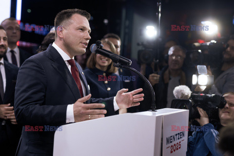 Wieczór wyborczy Sławomira Mentzena