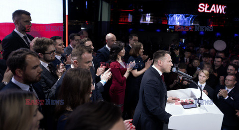 Wieczór wyborczy Sławomira Mentzena