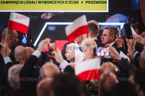 Wieczór wyborczy Karola Nawrockiego