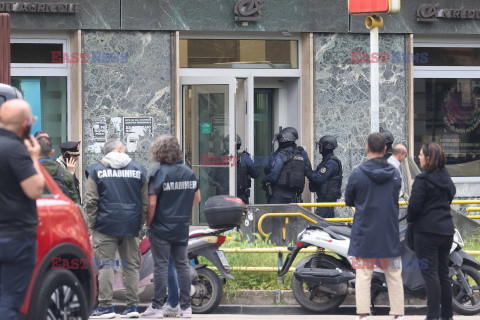 Napad na bank w Neapolu