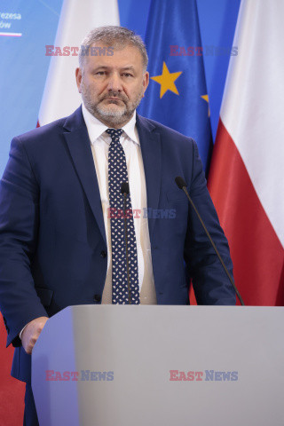 Konferencja ministrów: Domańskiego, Żurka i Siemoniaka