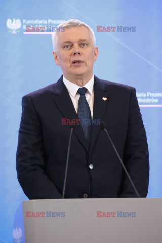 Konferencja ministrów: Domańskiego, Żurka i Siemoniaka