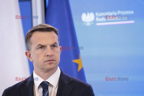 Konferencja ministrów: Domańskiego, Żurka i Siemoniaka