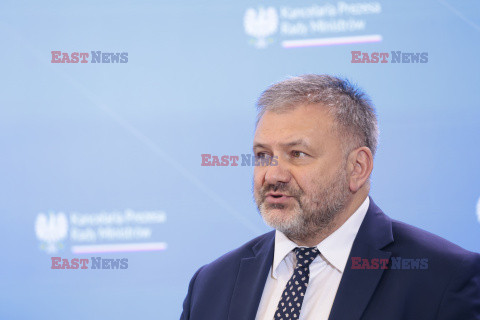 Konferencja ministrów: Domańskiego, Żurka i Siemoniaka