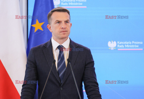 Konferencja ministrów: Domańskiego, Żurka i Siemoniaka