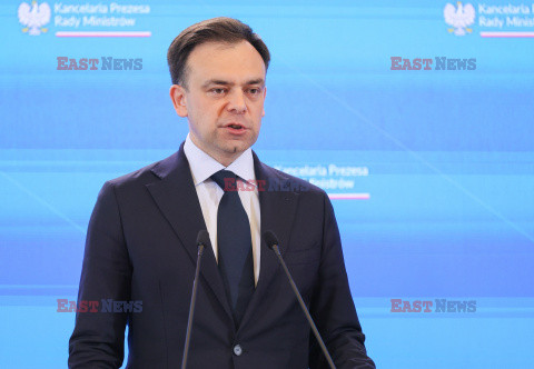 Konferencja ministrów: Domańskiego, Żurka i Siemoniaka