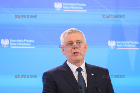 Konferencja ministrów: Domańskiego, Żurka i Siemoniaka