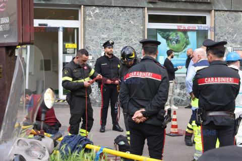 Napad na bank w Neapolu