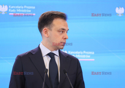 Konferencja ministrów: Domańskiego, Żurka i Siemoniaka