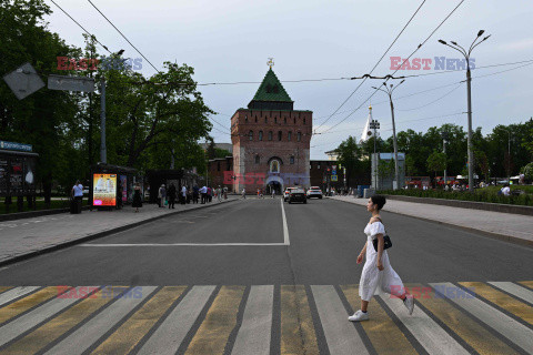 Japońscy tancerze uczą się w Niżnym Nowgorodzie - AFP