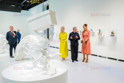 Królowa Maxima w muzeum sztuki