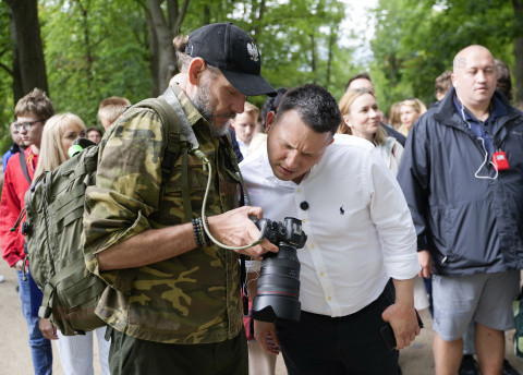 Spacer dendrologiczny Sławomira Mentzena