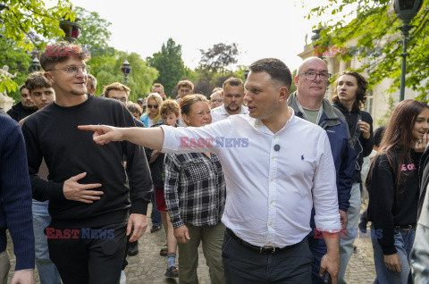 Spacer dendrologiczny Sławomira Mentzena