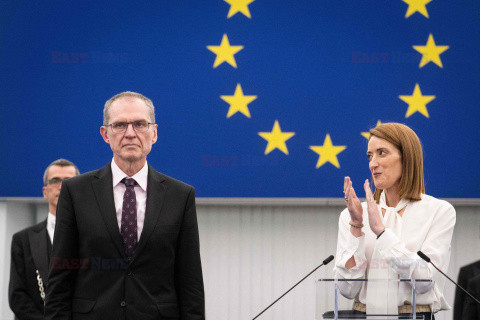 Andrzej Poczobut  z Nagrodą Sacharowa w Parlamencie Europejskim