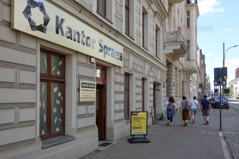 Napad na kantor przy ul. Piotrkowskiej w Łodzi